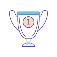 trophy award first place