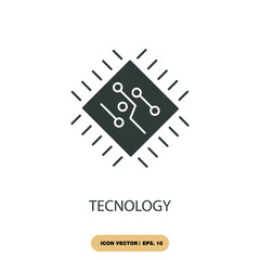 technology icons  symbol vector elements for infographic web