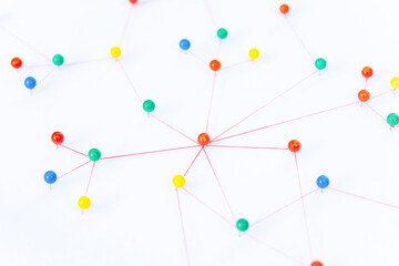 Linking entities, Blockchain, social media, Communications Network, The connection between the two...