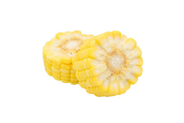 Corn isolated on white background with clipping path