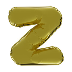 Gold Balloon Letter  Z