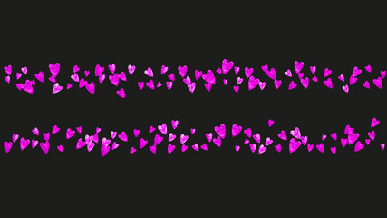 San Valentin Sale Pattern. February Border For Discount. Random