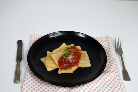 close-up view of delicious tortei on the table