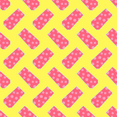 Cocktail seamless pattern. Icons of alcohol drink in pop art color palette. Cocktail party background. Modern design for print on fabric, wrapping paper, wallpaper, packaging. Vector illustration