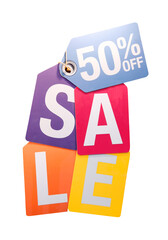 Colorful Sale Sign - 514081675