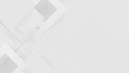 Abstract white gray background. Vector abstract graphic design banner pattern presentation background web template.