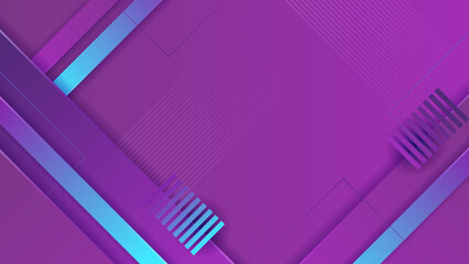 Abstract purple violet and blue technology background. Vector abstract graphic design banner pattern presentation background web template.