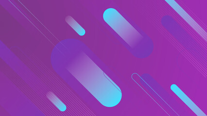 Abstract purple violet and blue technology background. Vector abstract graphic design banner pattern presentation background web template.
