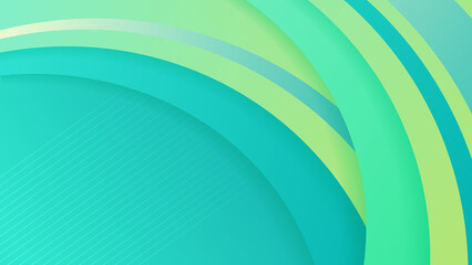 Abstract green technology background. Vector abstract graphic design banner pattern presentation background web template.