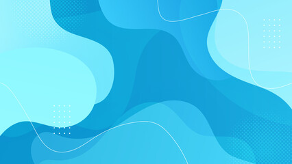 Abstract light blue background. Vector abstract graphic design banner pattern presentation background web template.