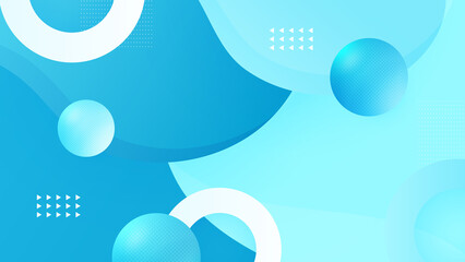 Abstract light blue background. Vector abstract graphic design banner pattern presentation background web template.