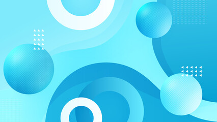 Abstract light blue background. Vector abstract graphic design banner pattern presentation background web template.