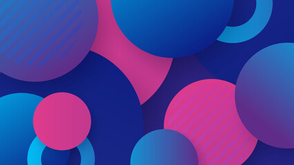 Abstract purple violet and blue technology background. Vector abstract graphic design banner pattern presentation background web template.