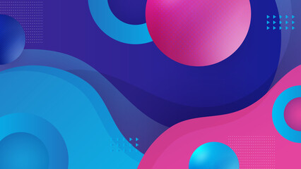 Abstract purple violet and blue technology background. Vector abstract graphic design banner pattern presentation background web template.