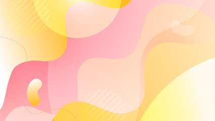 Abstract orange and pink background. Vector abstract graphic design banner pattern presentation background web template.