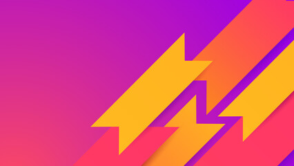 Abstract orange and pink background. Vector abstract graphic design banner pattern presentation background web template.