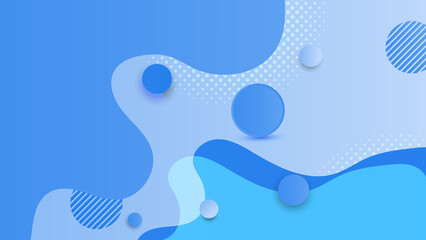Abstract light blue background. Vector abstract graphic design banner pattern presentation background web template.