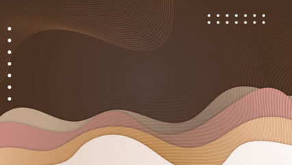 Abstract brown beige skin tone background. Vector abstract graphic design banner pattern presentation background web template.