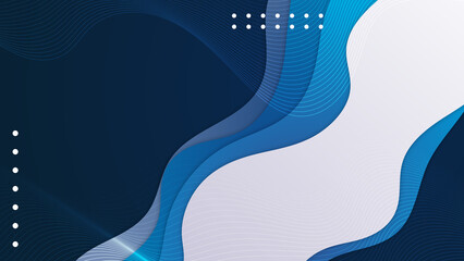 Abstract blue background. Vector abstract graphic design banner pattern presentation background web template.