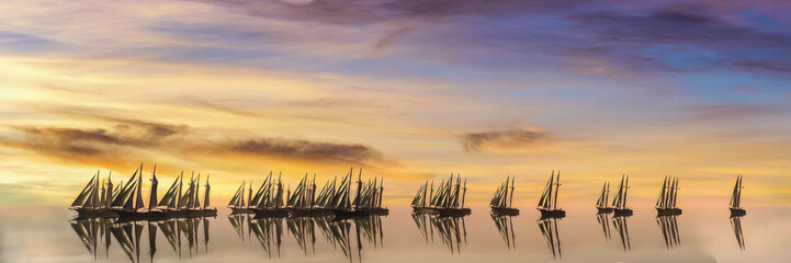 sailboat sailing in the sea