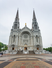 Basilica of Sainte-Anne-de-Beaupre, Cathedral, Quebec an important Catholic sanctuary, which receives about a half-million pilgrims each year. Miracles are still believed to occur at holy sanctuary.