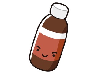 栄養ドリンクのキャラクターのイラスト