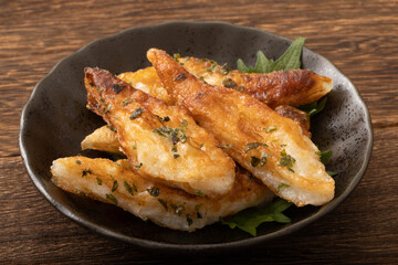 笹かまの磯辺揚げ