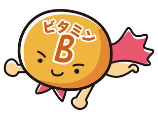 ビタミンBのキャラクターのイラスト