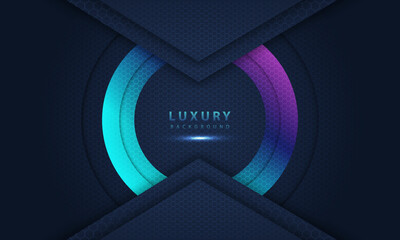 luxury background overlap layer on dark space