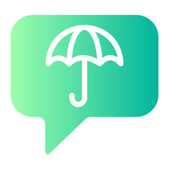chat gradient icon