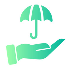 insurance gradient icon
