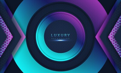 luxury background overlap layer on dark space