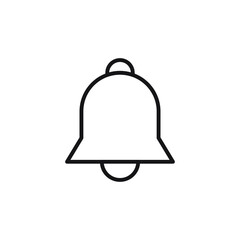 Bell icon vector for web, computer and mobile app. ilustration bell vector