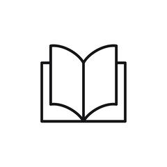 book icon. vector book sign design