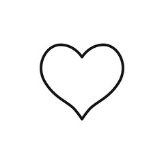 heart icon. romantic atmosphere. happy feeling. heart icon illustration