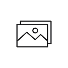 Premium image icon or logo in line style. High quality signs and symbols on a white background. Vector line pictograms for infographics, web design and app development