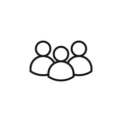 User vector icon in trendy isolated on grey background. User vector icon symbol for your web site design. User vector icon illustration . User vector icon social network button.