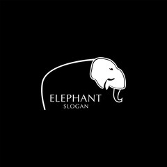 Elphant logo design icon template
