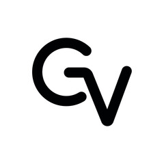 GV Icone for Logo Vector