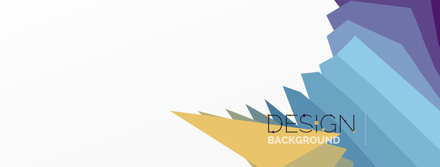 Background colorful shapes template. Wallpaper for concept of AI technology, blockchain, communication, 5G, science, business and technology