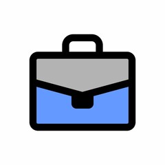 Illustration Vector Graphic of briefcase business icon