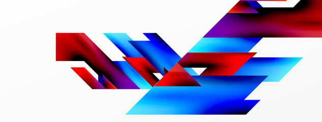 Modern trendy minimalist abstract background. Geometric pattern design, 3d and shadow effects. Vector Illustration