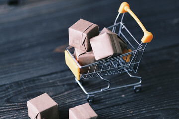 商品とショッピングカート