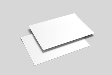 Landscape flyer mockup