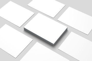 Landscape flyer mockup