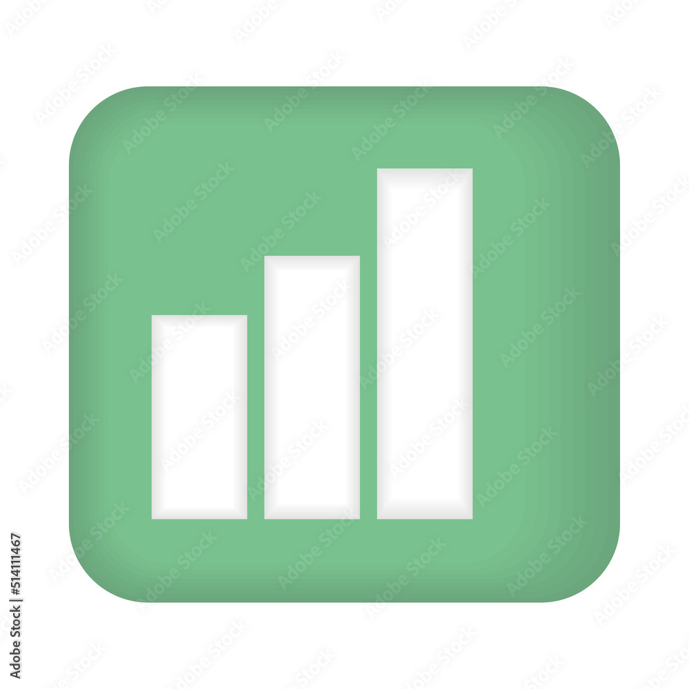 Poster statistic chart button