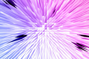 Obraz premium pink abstract background. texture of blue pyramids