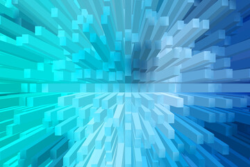 blue abstract background. texture of blue squares