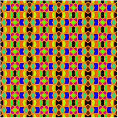 Seamless vector background with repeat pattern. multicolored  mosaic. Perfect for fashion, textile design, cute themed fabric, on wall paper, wrapping paper, fabrics and home decor.