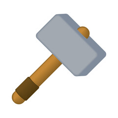 rustic hammer icon